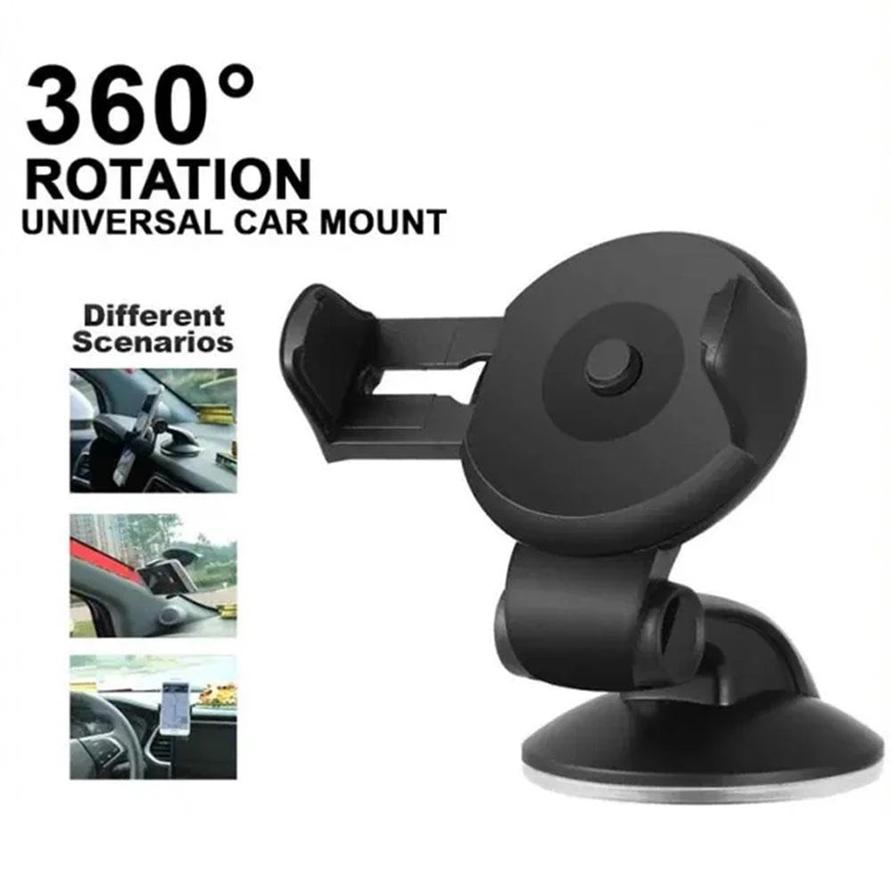 Universal Car Phone Holder 360° Suction Mount for GPS Car Phone Mount PRIMED