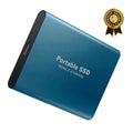 Portable 2TB External SSD USB-C Drive – Mac & Windows Portable External SSD PRIMED Blue 4 TB