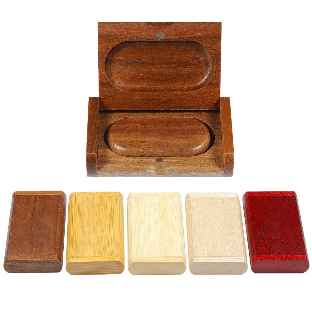 Wooden Box USB Flash Drive 4–64GB | Wedding Photography Gift USB Flash Drive PRIMED