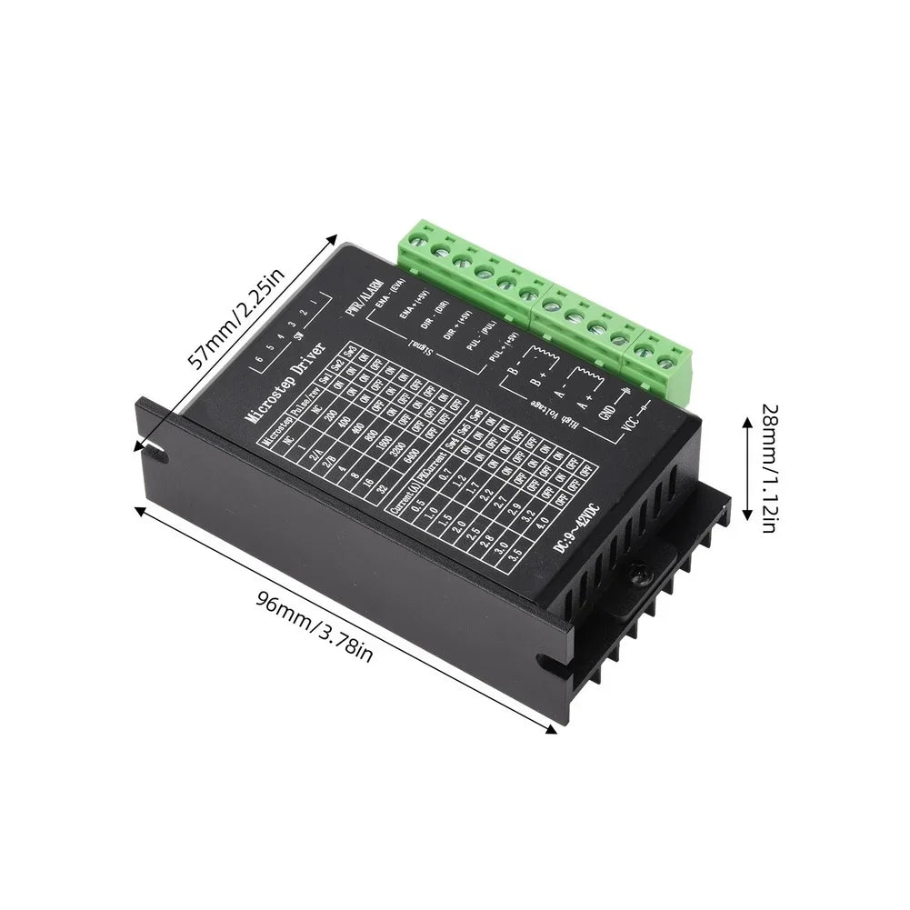 TB6600 Stepper Motor Driver 32 Microsteps – CNC Automation