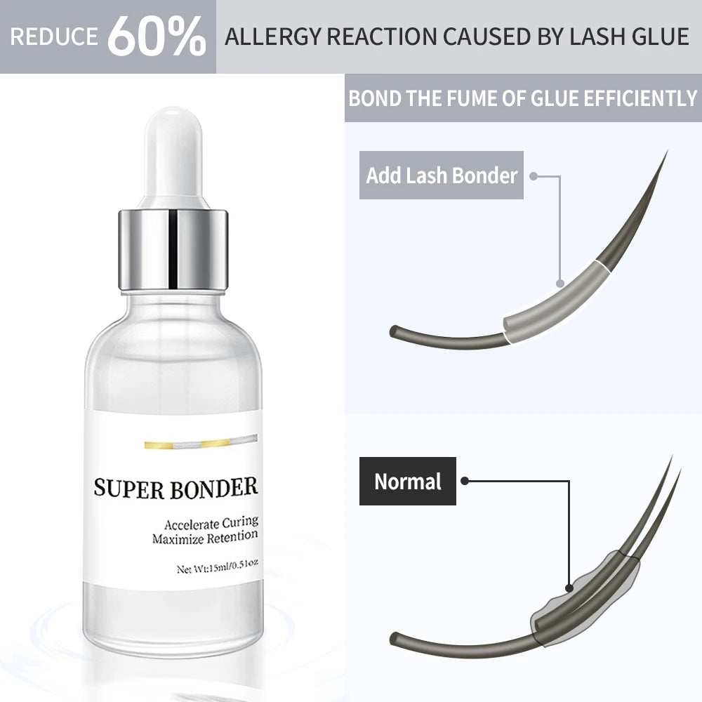 15ml Lash Super Bonder – Fast-Dry Eyelash Extension Glue Eyelash Extension Glue PRIMED