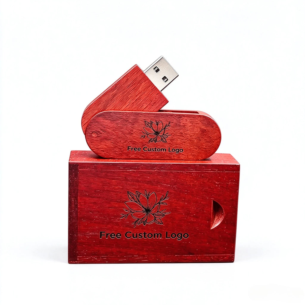 Wooden USB 3.0 Flash Drive 4GB–64GB | Custom Logo Gift Wooden USB Flash Drive PRIMED