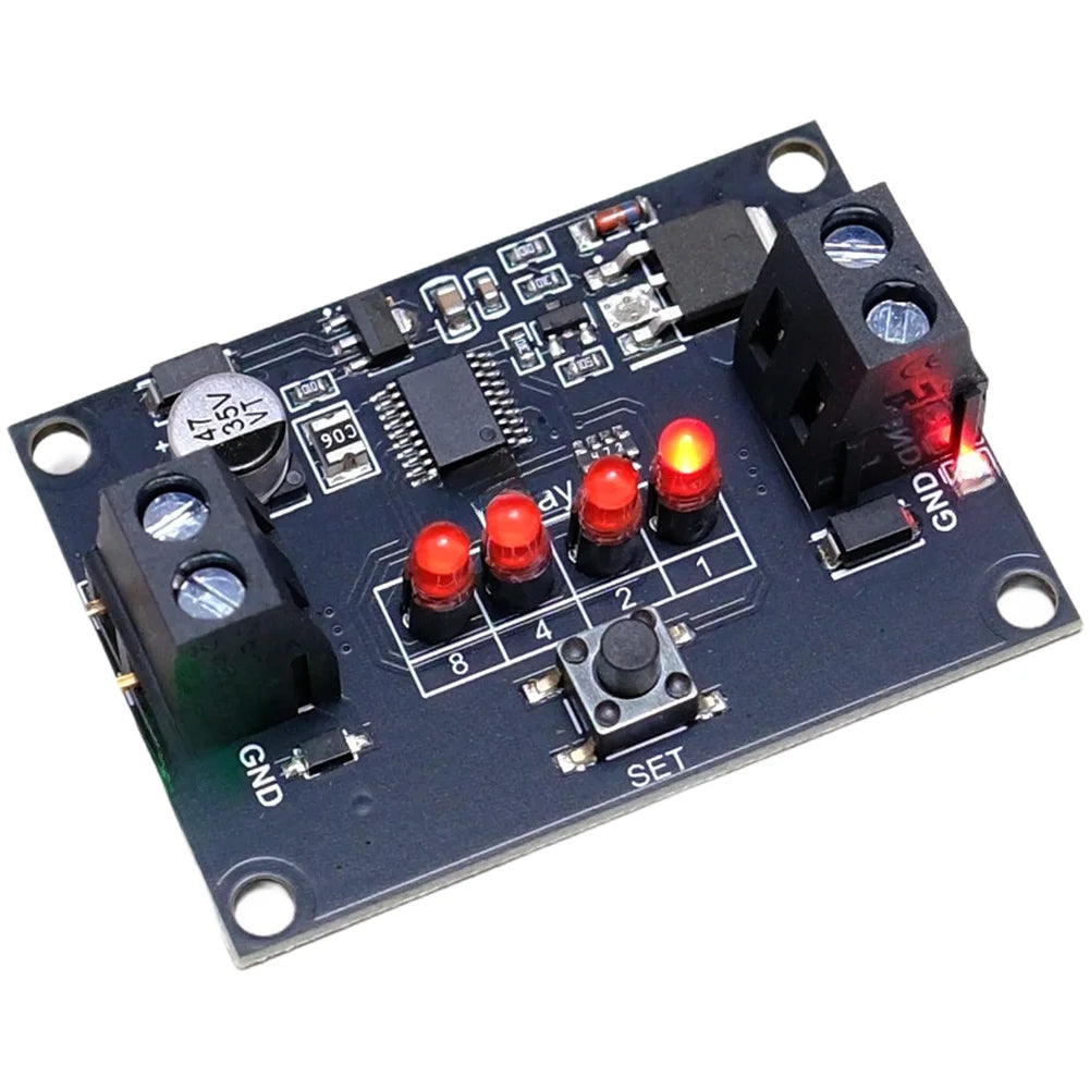 Vibration Sensing Switch Module – Adjustable Delay Auto-Reset