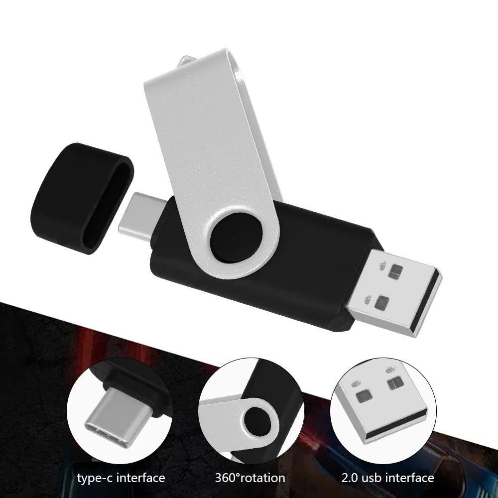 Type-C OTG USB Flash Drive 2-in-1 | 16GB to 128GB Pen Drive USB Flash Drive PRIMED