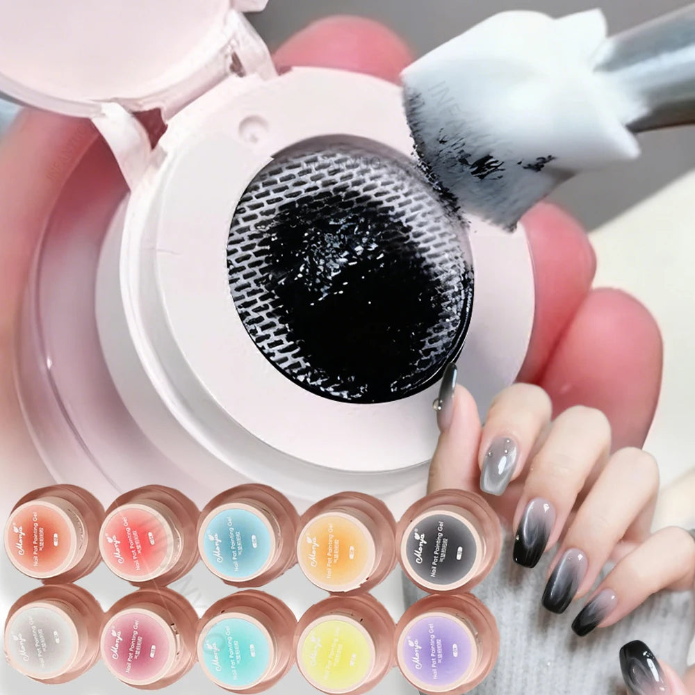 5g Air Cushion Patting Gel – Gradient Ombre UV/LED Nail Art Nail Art Gel PRIMED