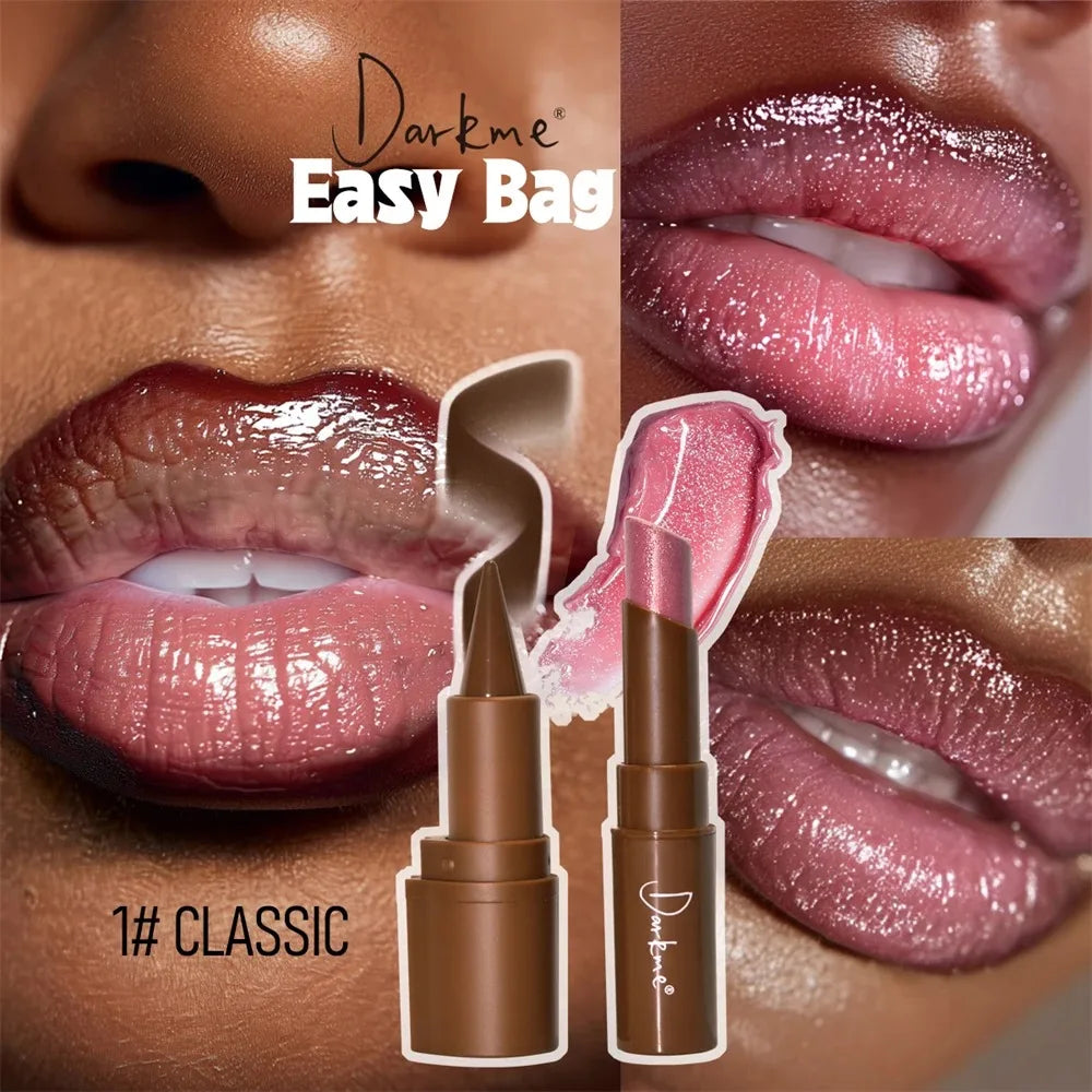 Matte Lip Liner & Pearlescent Lipstick Set – Long-Lasting Duo