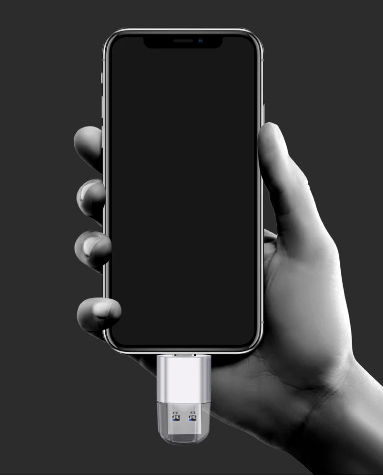Mini 2-in-1 USB & Type-C TF/SD Card Reader – Metal Adapter USB Card Reader PRIMED