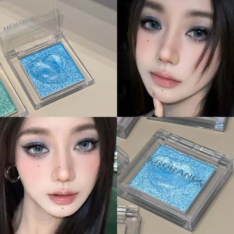 HERORANGE Waterproof Matte Glitter Eyeshadow Cream | 8 Colors Eyeshadow Cream PRIMED