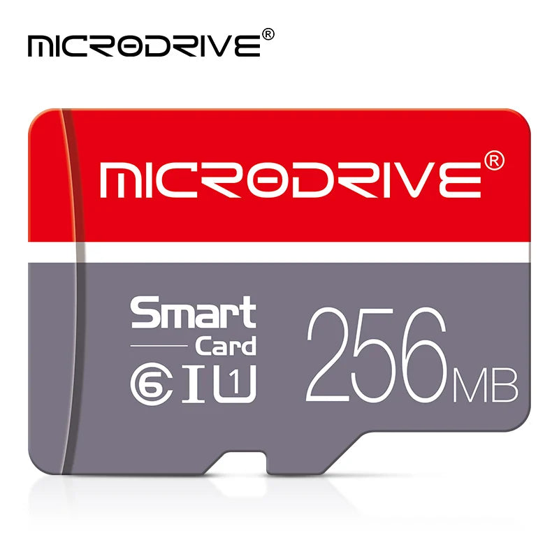 MicroDrive TF/Micro SD Card 128MB–8GB | C6 U1 V10 Flash Memory Card PRIMED 256MB