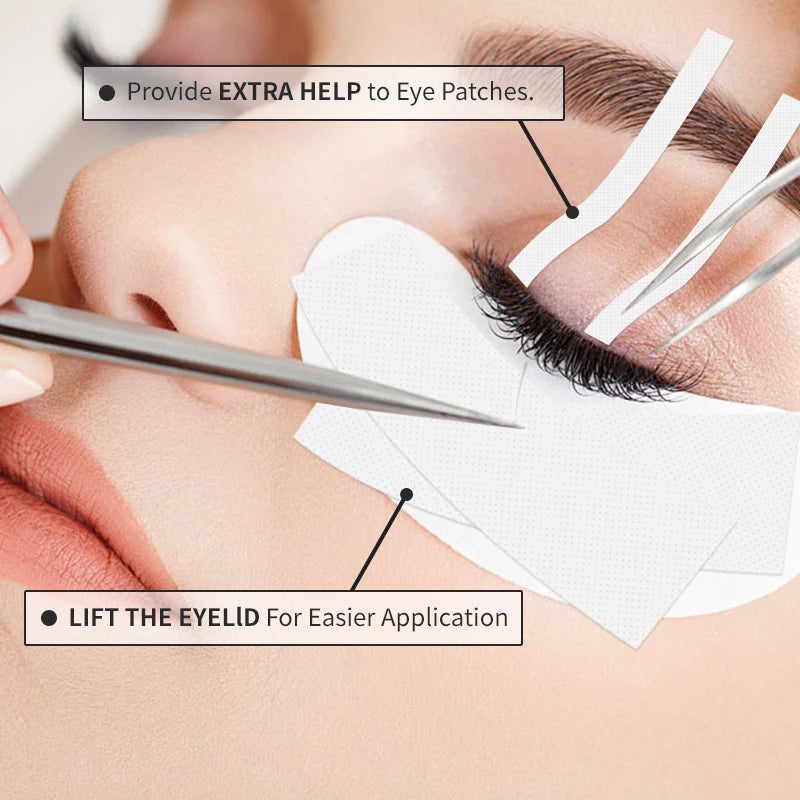 Micropore Lash Tape for Eyelash Extensions – 5/10 Pack Lash Extension Tape PRIMED