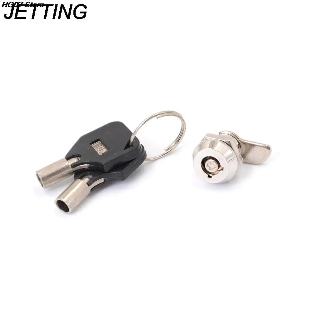Tubular Cam Lock with 2 Keys – Cabinet Drawer Mailbox 14.5mm