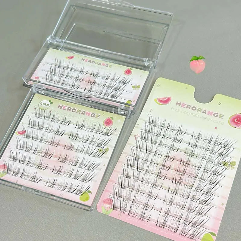 Cluster False Eyelashes 24/48/80 Clusters | Glue-Free DIY Lashes Cluster False Eyelashes PRIMED