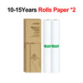 PeriPage A4 Folded Thermal Paper 100 Sheets BPA-Free 8.5x11 Thermal Printer Paper PRIMED 2Rolls Paper