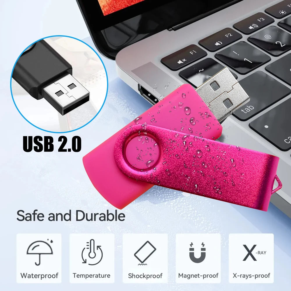 100-Pack Custom Logo USB Flash Drives 2.0 | 128MB–128GB USB Flash Drive PRIMED