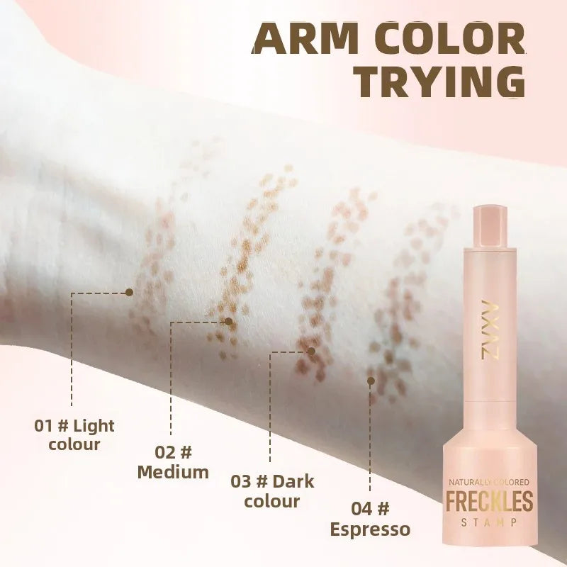 ZVXV 5-Point Freckle Stamp Pen – Waterproof Long-Lasting