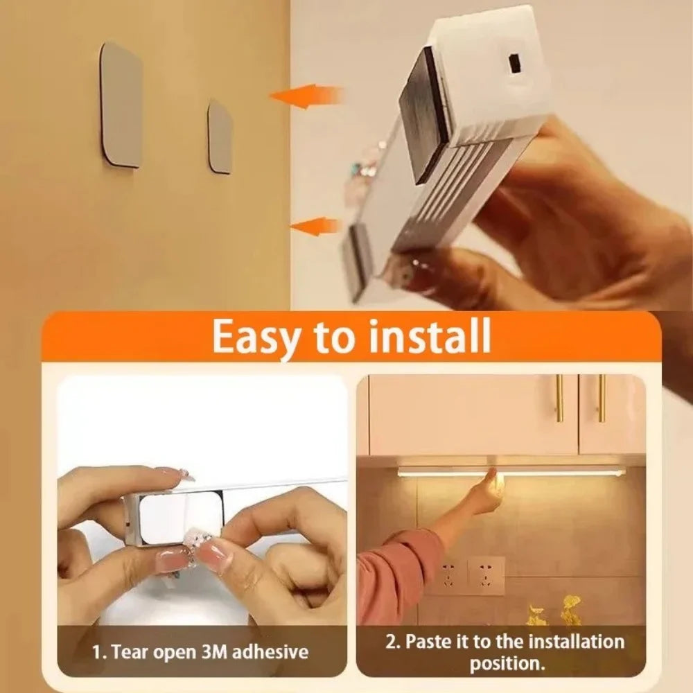 USB Rechargeable Motion Sensor LED Cabinet Bar Light LED Cabinet Light PRIMED