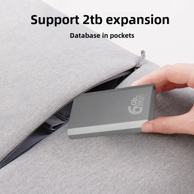 mSATA SSD Enclosure USB 3.1 Gen2 Type-C Adapter Case 6Gbps SSD Enclosure Adapter PRIMED