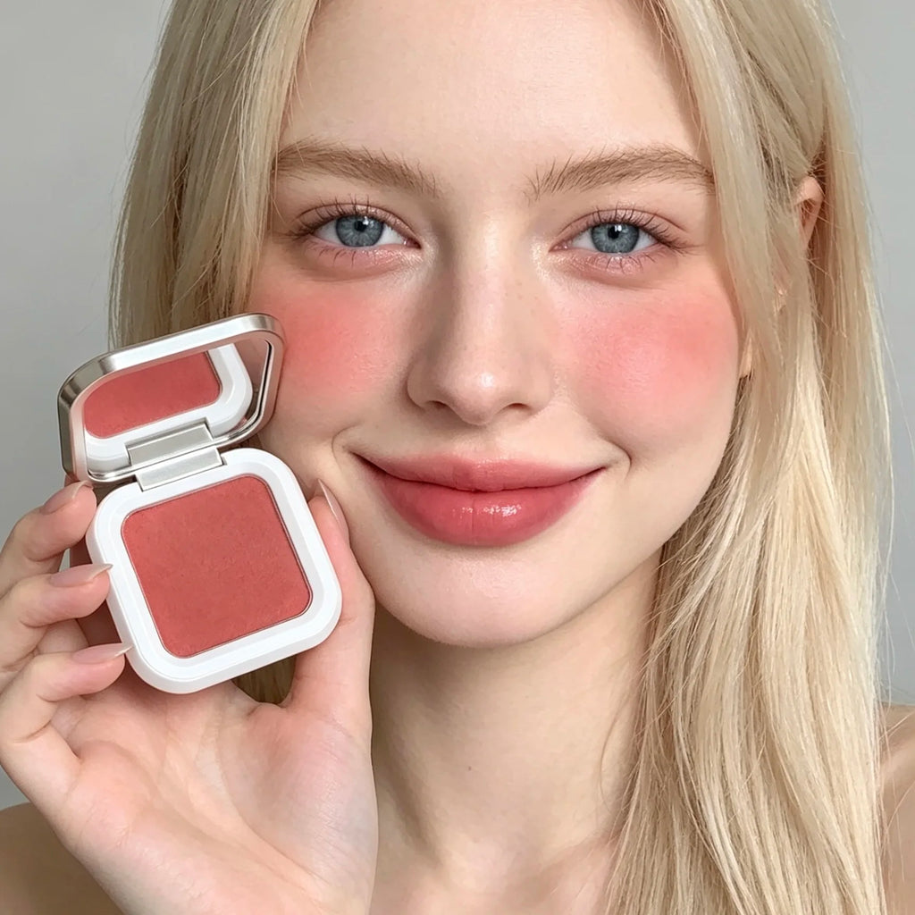 SHAQINUO Matte Blush Powder – Natural Cheek Tint 4 Shades Blush Powder PRIMED
