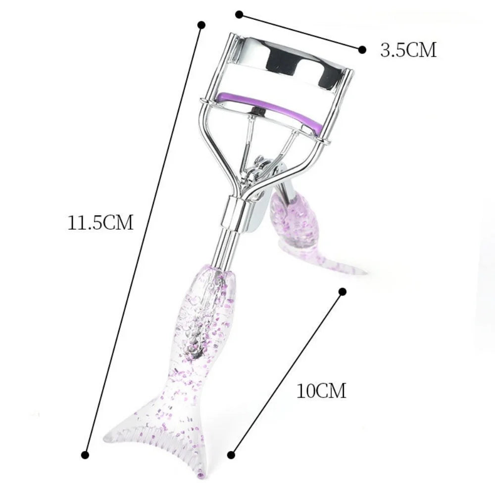 Mermaid Tail Eyelash Curler – Stainless Steel Makeup Tool Eyelash Curler PRIMED Style 1