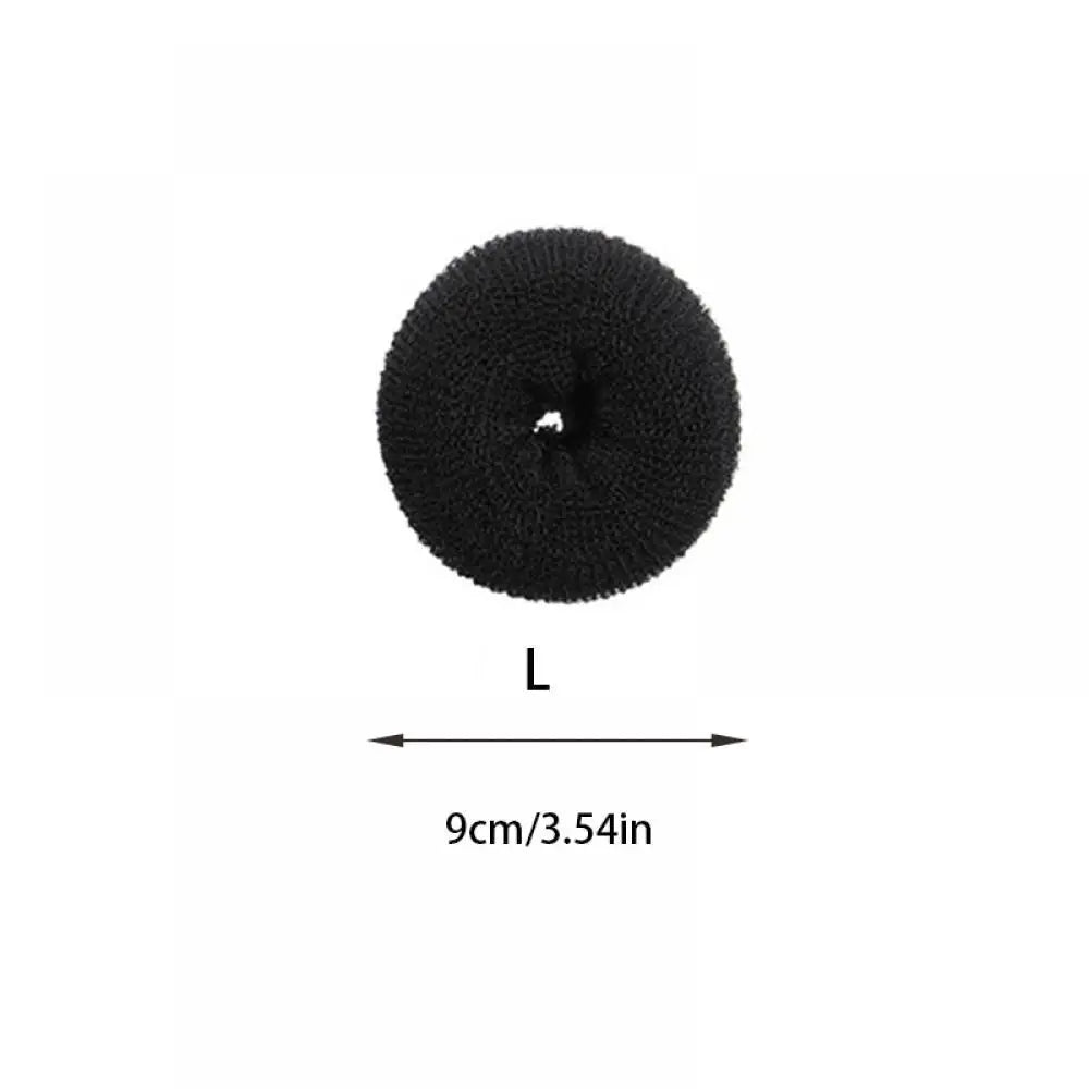 Hair Donut Bun Maker – Foam Sponge Updo Styling Tool Hair Bun Maker PRIMED Blcak-L China Mainland