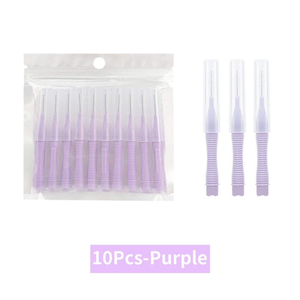 Mini Eyebrow & Eyelash Brushes | Lash Extension Tool 5/10 Pcs Eyelash Makeup Brush PRIMED 10pcs purple