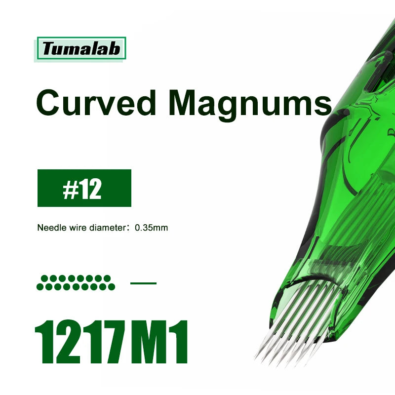 TUMAlab Tattoo Cartridge Needles – Sterilized 50+ Configs