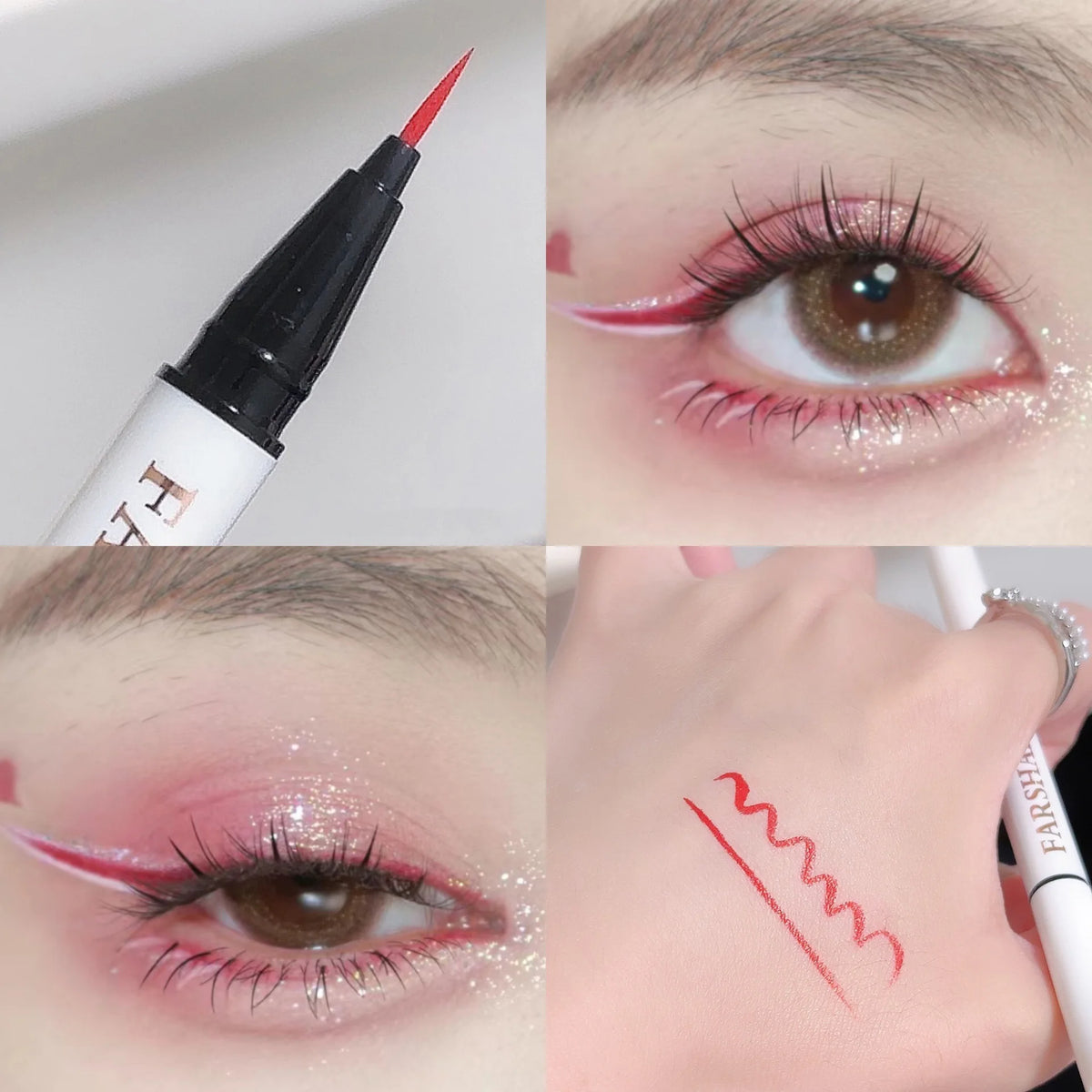 0.1mm Colorful Liquid Eyeliner Pen – Waterproof & Long-Lasting