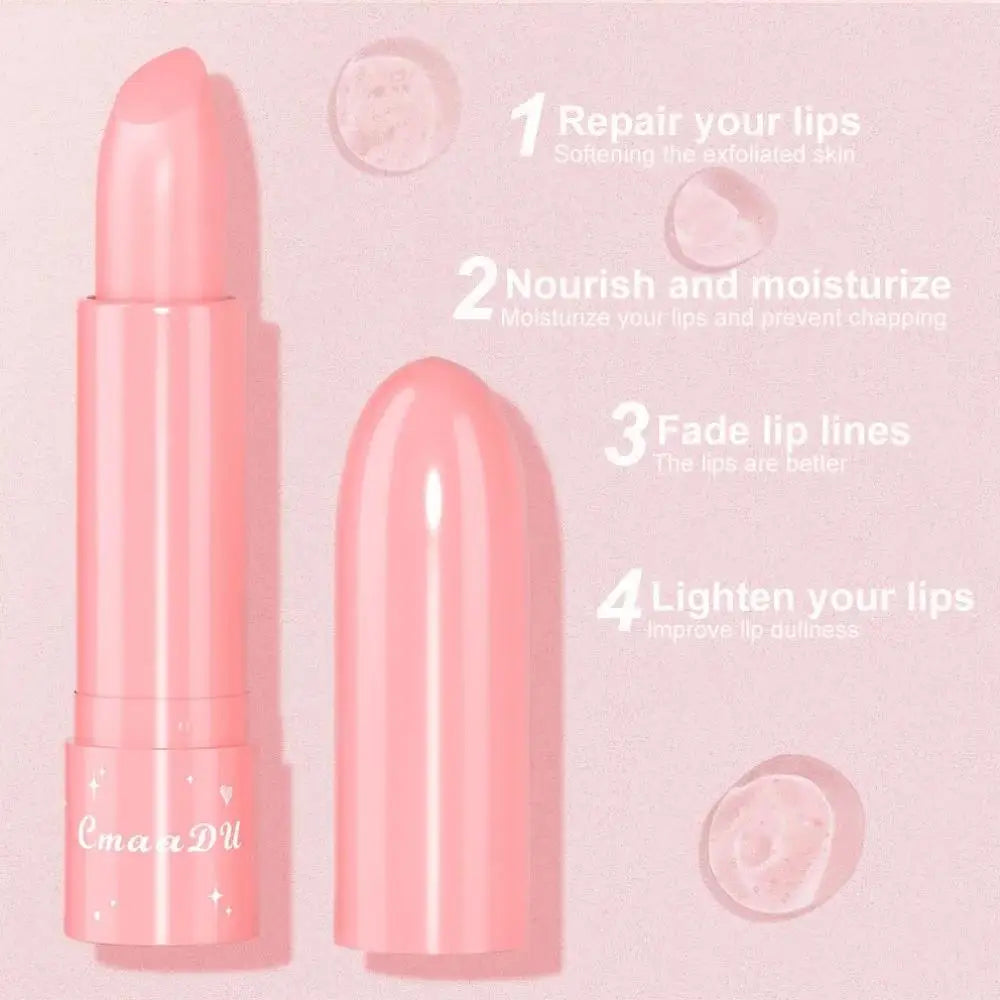 CmaaDu 6-Color Changing Tinted Lip Balm – Waterproof & Nourishing Tinted Lip Balm PRIMED