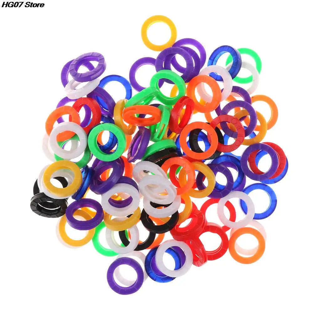 Colorful Rubber Key Caps Covers 10–20 Pack | Key Identifier Key Caps Organizer PRIMED