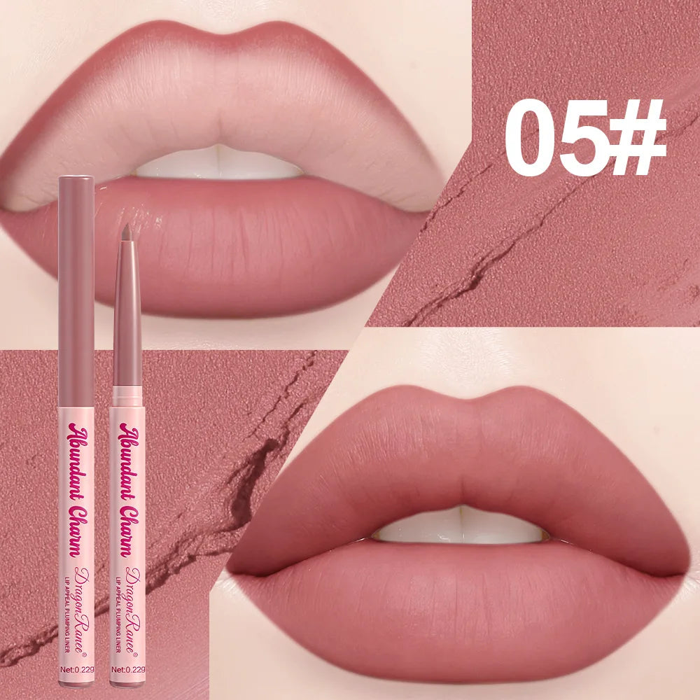 Rose Pink Matte Lip Liner Pencil – Waterproof, Long-Lasting Lip Liner Pencil PRIMED 05