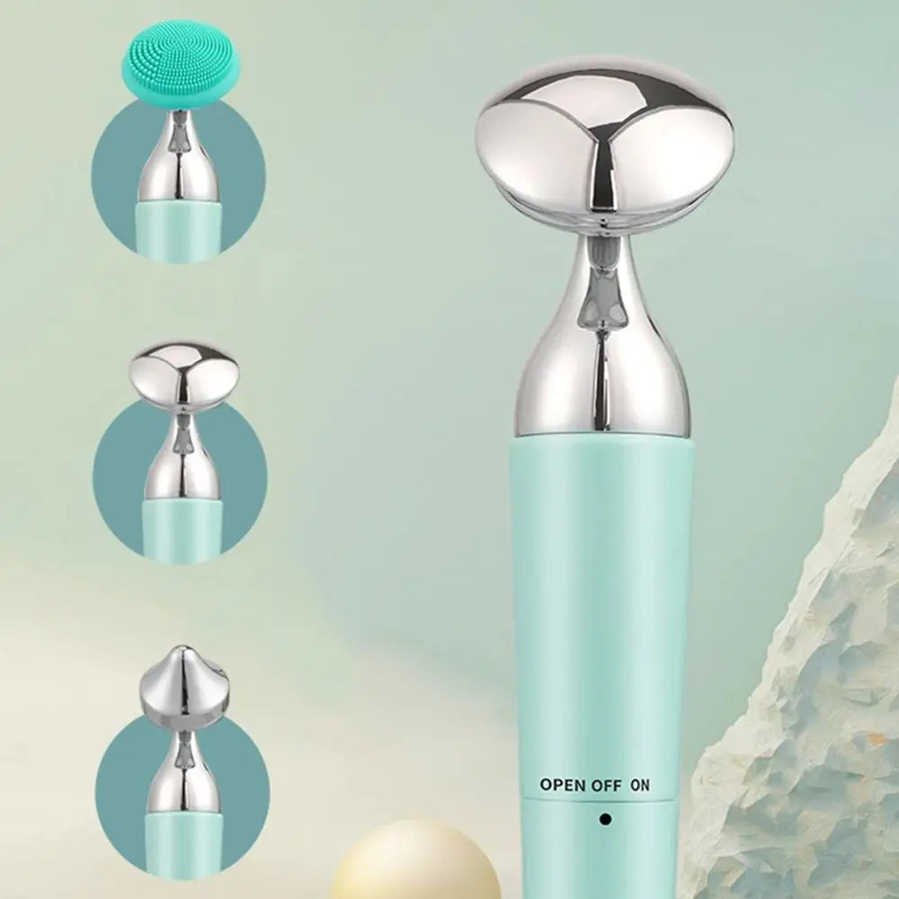 USB Rechargeable Electric Facial Cleanser & Vibration Beauty Tool