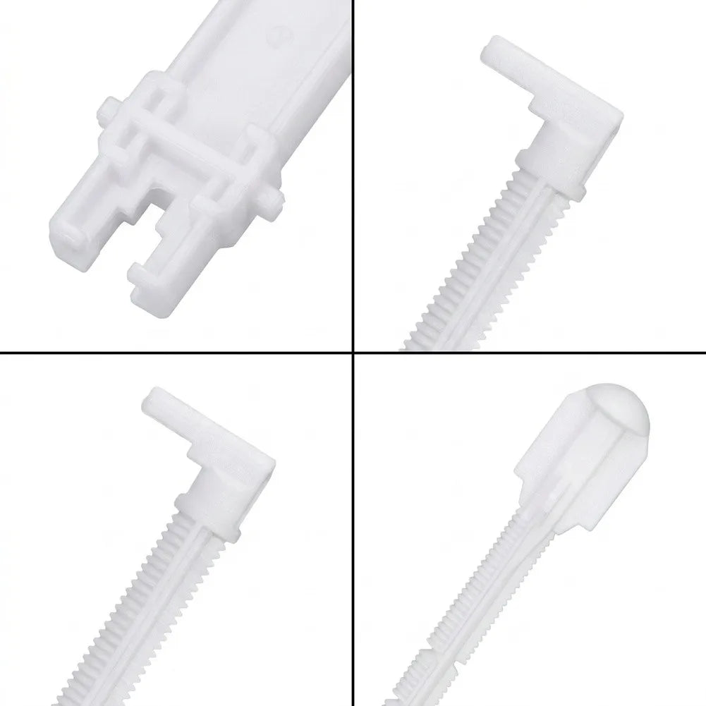 Wall Mounted Toilet Concealed Tank Push Bar Set – White