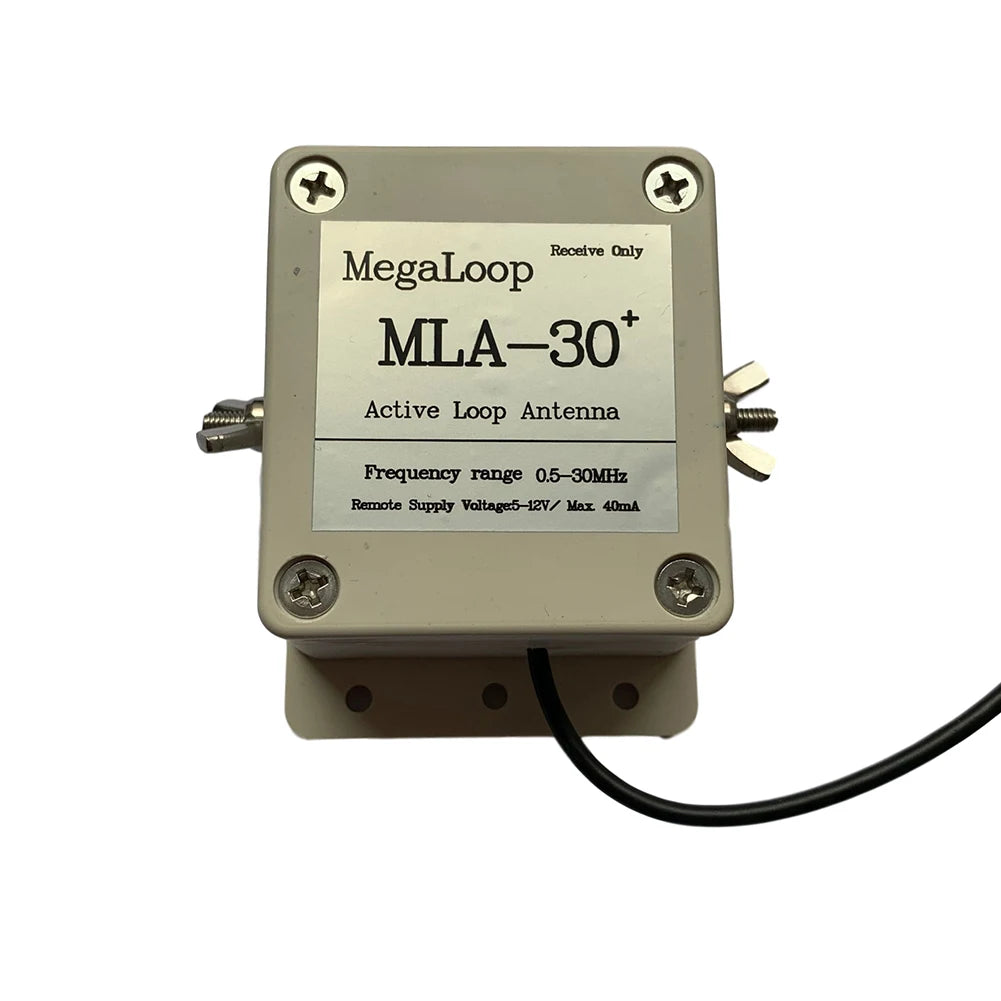 MLA-30+ Active Loop Antenna 0.5–30MHz Low-Noise Shortwave Active Loop Antenna PRIMED