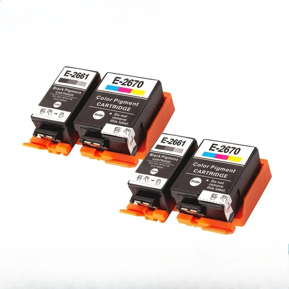 T266 T267 Compatible Ink Cartridge for Epson WF-100W WF-110W Ink Cartridge PRIMED 2SET