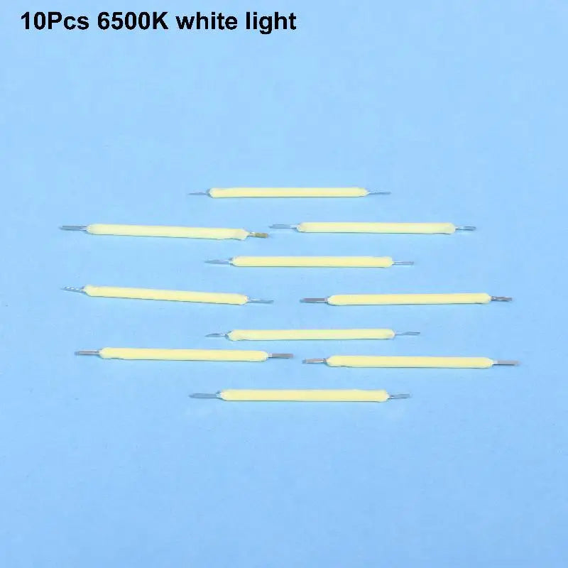 10-Pack 38mm DC3V LED Filament Beads – Edison Bulb DIY Parts