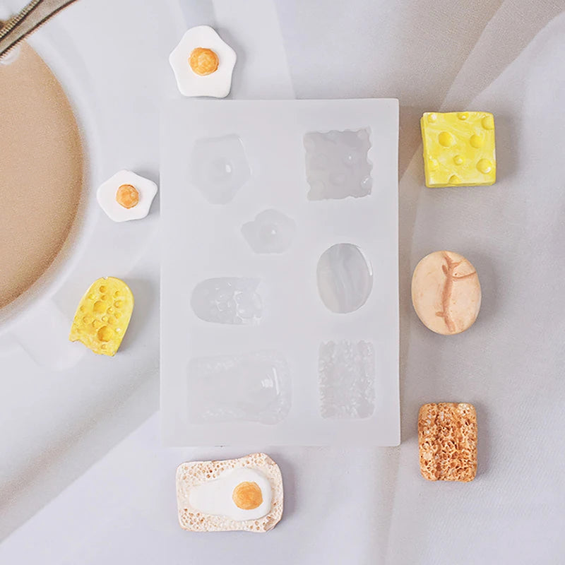 Mini Silicone Mold – Resin, Clay, Fondant & Dollhouse DIY Silicone Craft Mold PRIMED
