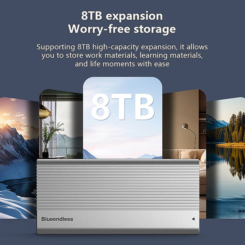 UTHAI USB4 M.2 NVMe SSD Enclosure 40Gbps Thunderbolt 4/5