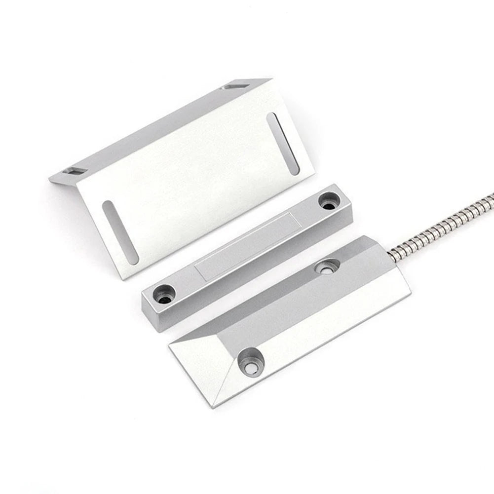 Wired Garage Door Magnetic Contact Sensors 2 Sets + Bracket