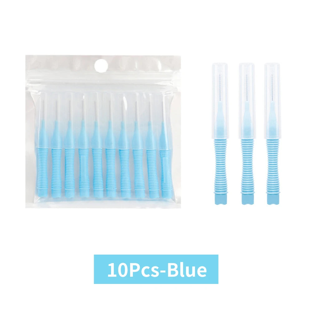 Mini Eyebrow & Eyelash Brushes | Lash Extension Tool 5/10 Pcs Eyelash Makeup Brush PRIMED 10pcs blue