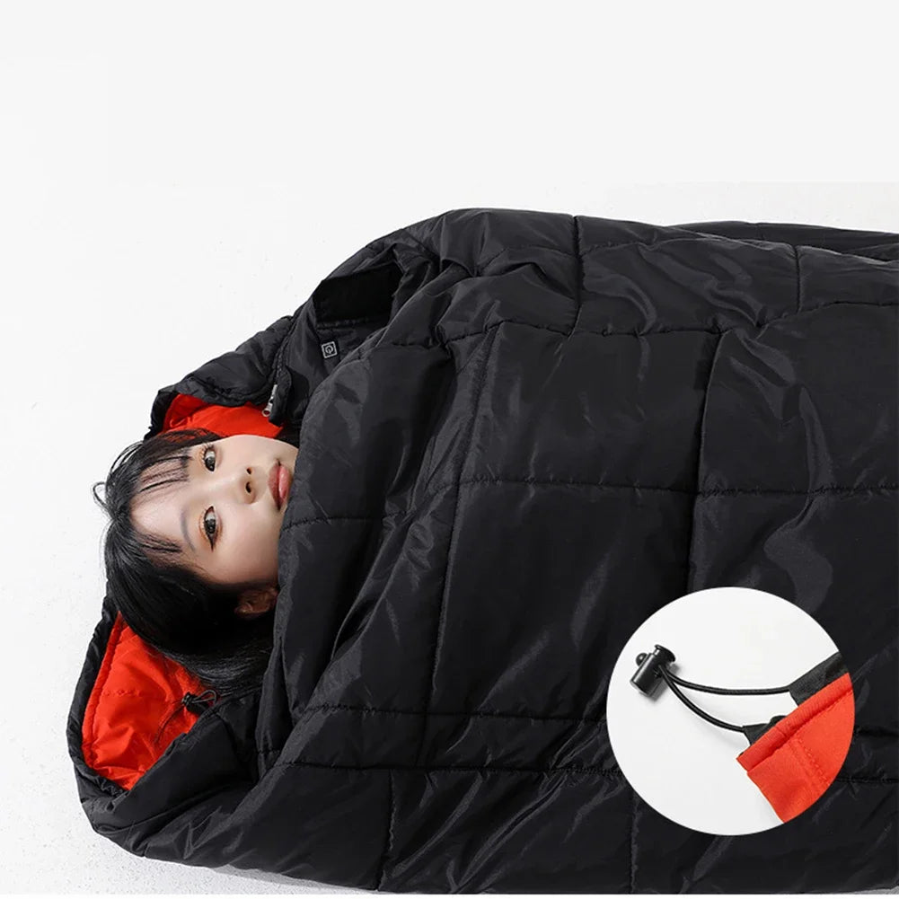 USB Electric Heated Sleeping Mat – 4 Zones Adjustable Warmth Heated Sleeping Mat PRIMED