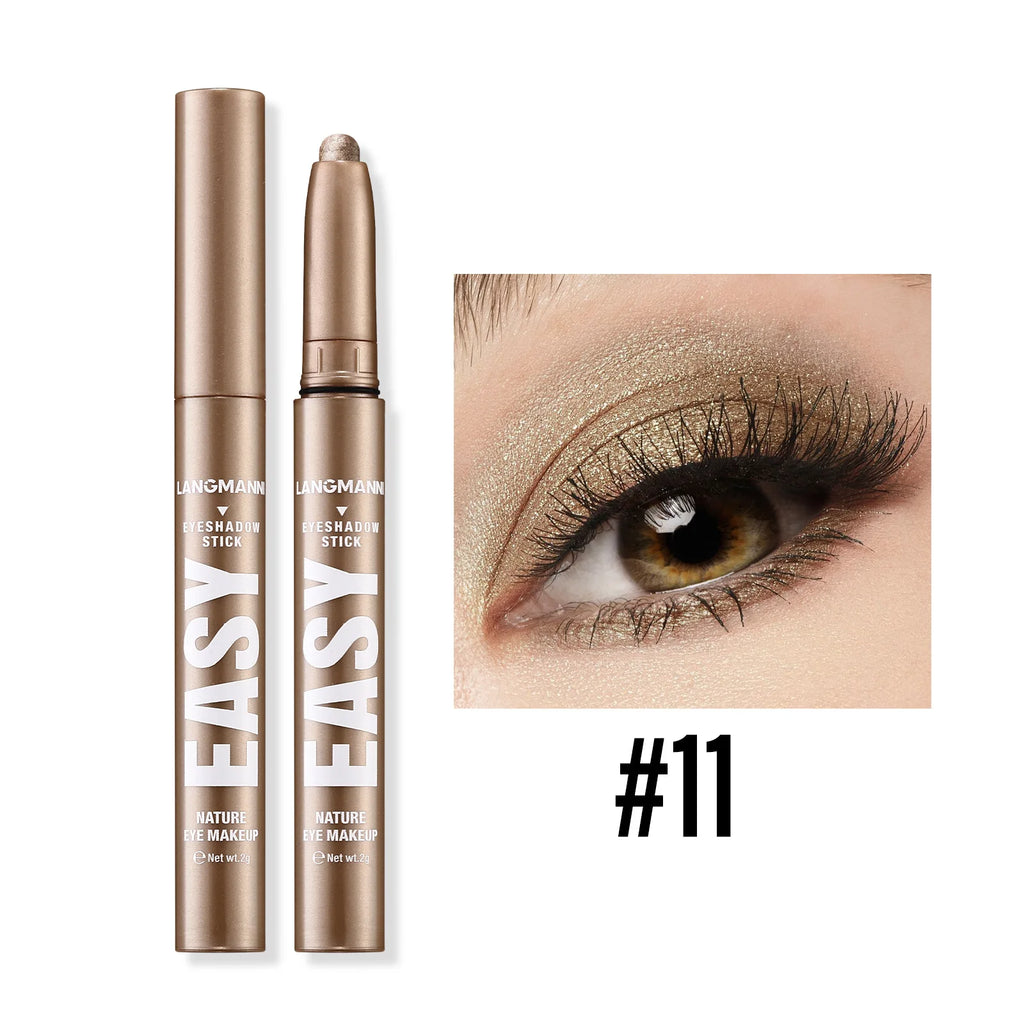 Smoky Rose Purple Eyeshadow Stick – Glitter Shimmer & Matte