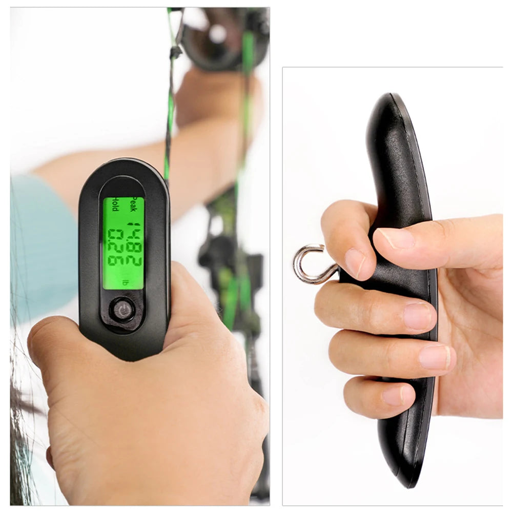 Digital Bow Scale 110 lbs LED Display – Archery Draw Weight Tool Archery Bow Scale PRIMED