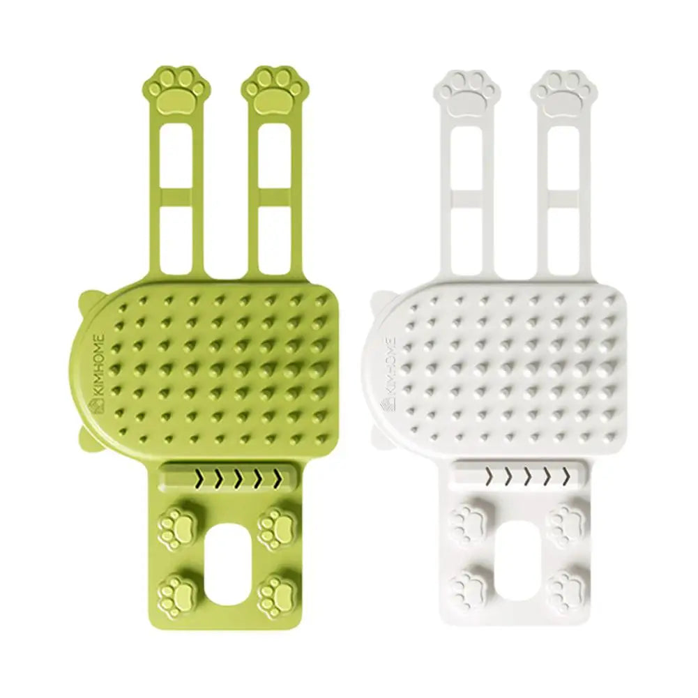 TPE Bird Grooming Scratcher Toy – Budgie, Cockatiel, Parrot Bird Grooming Toy PRIMED White and Green