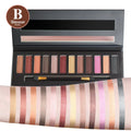 Fit Colors 12-Shade Eyeshadow Palette – Blush & Highlighter Kit Eyeshadow Palette PRIMED B Shimmer pearl