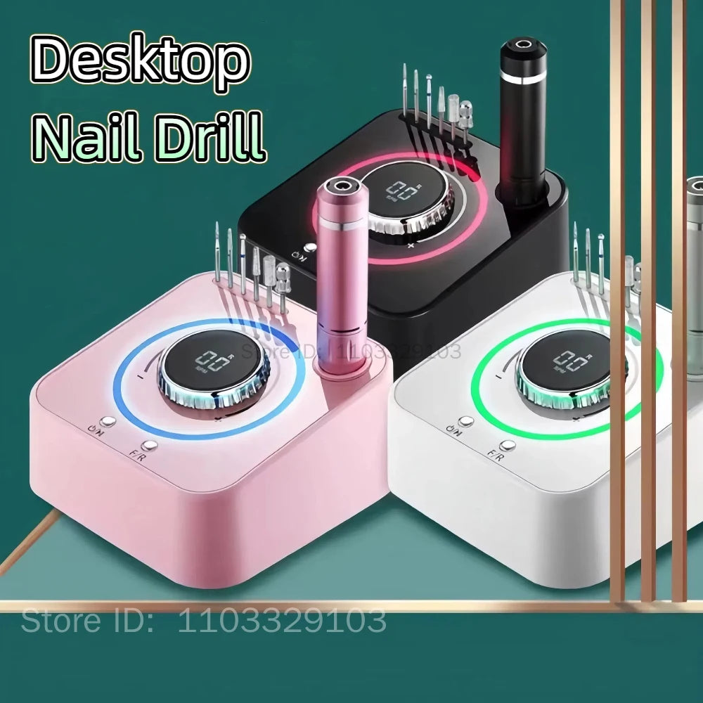 40000 RPM Electric Nail Drill Machine with LCD Display Electric Nail Drill PRIMED
