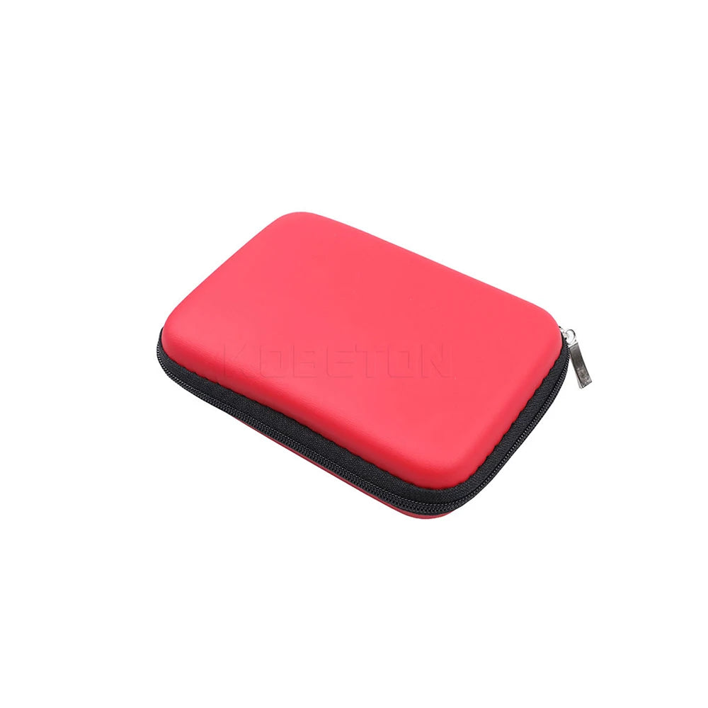EVA 2.5" HDD Portable Zipper Case – Hard Drive Storage Pouch Hard Drive Case PRIMED Red China Mainland