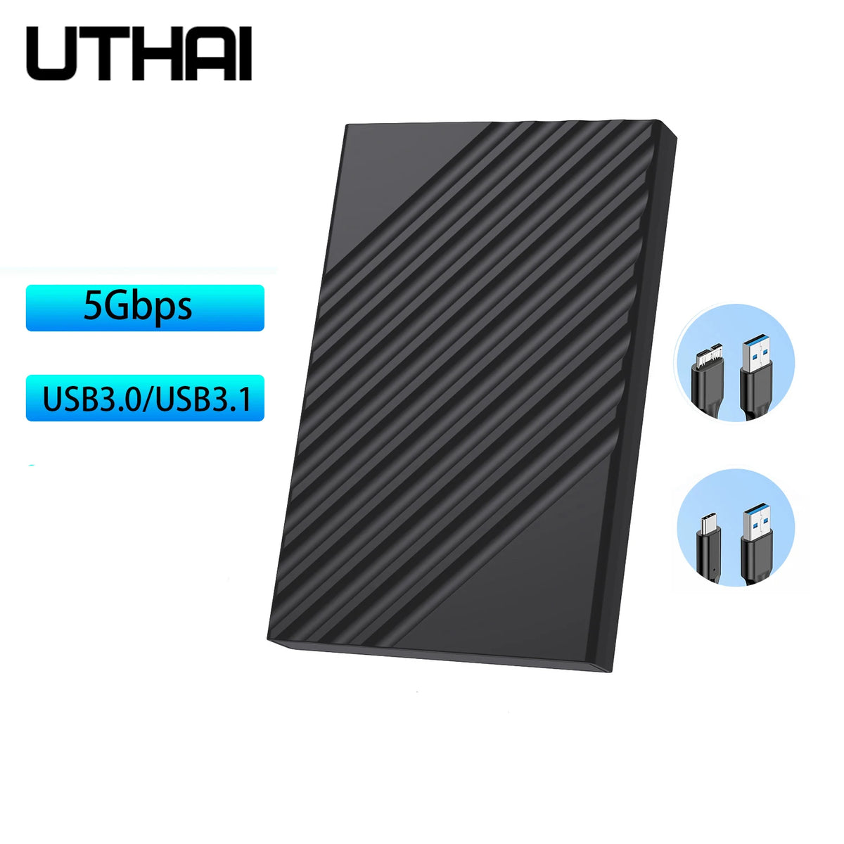 UTHAI Z200 2.5" Hard Drive Enclosure USB 3.0/3.1 | Up to 4TB