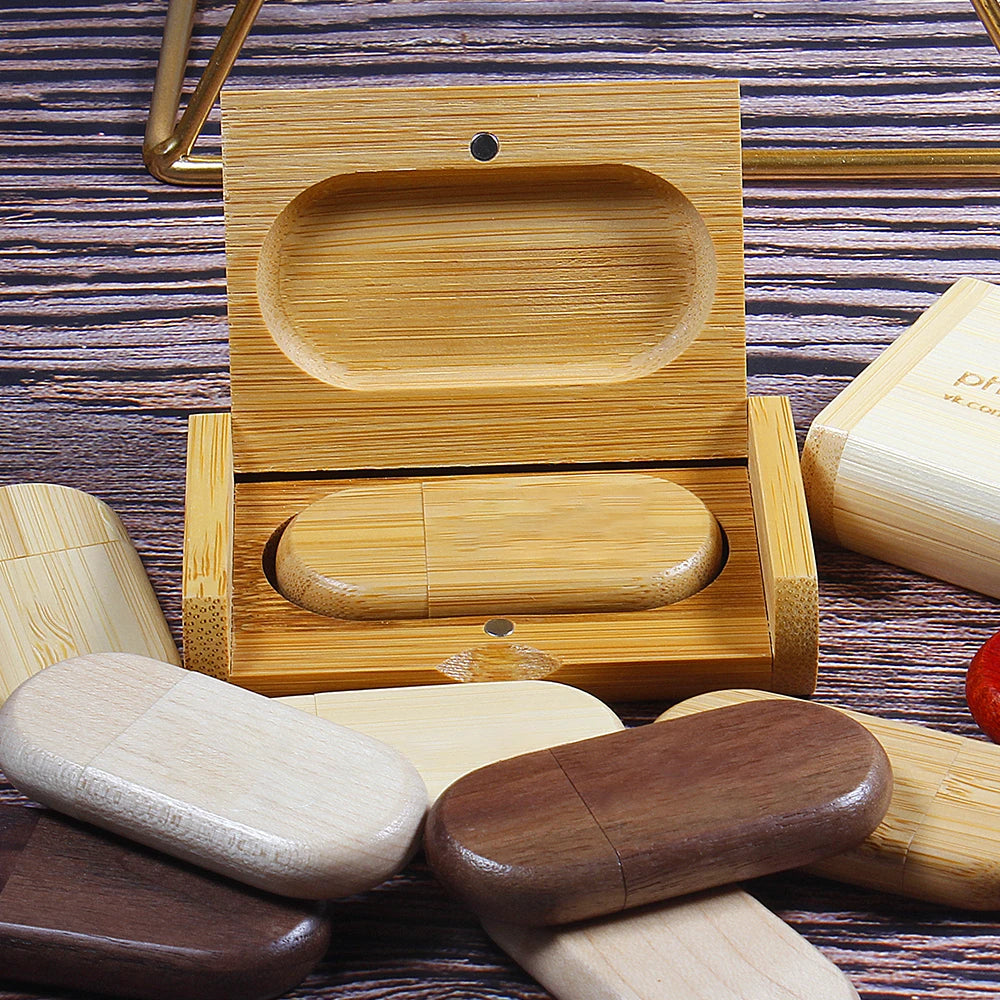 Wooden Box USB Flash Drive 4–64GB | Wedding Photography Gift USB Flash Drive PRIMED