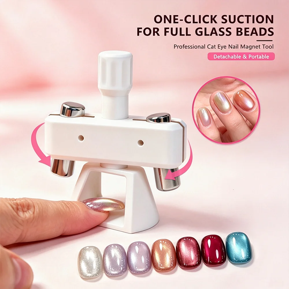 Rotating Cat Eye Nail Magnet Gyroscope Tool – Glass Bead Art