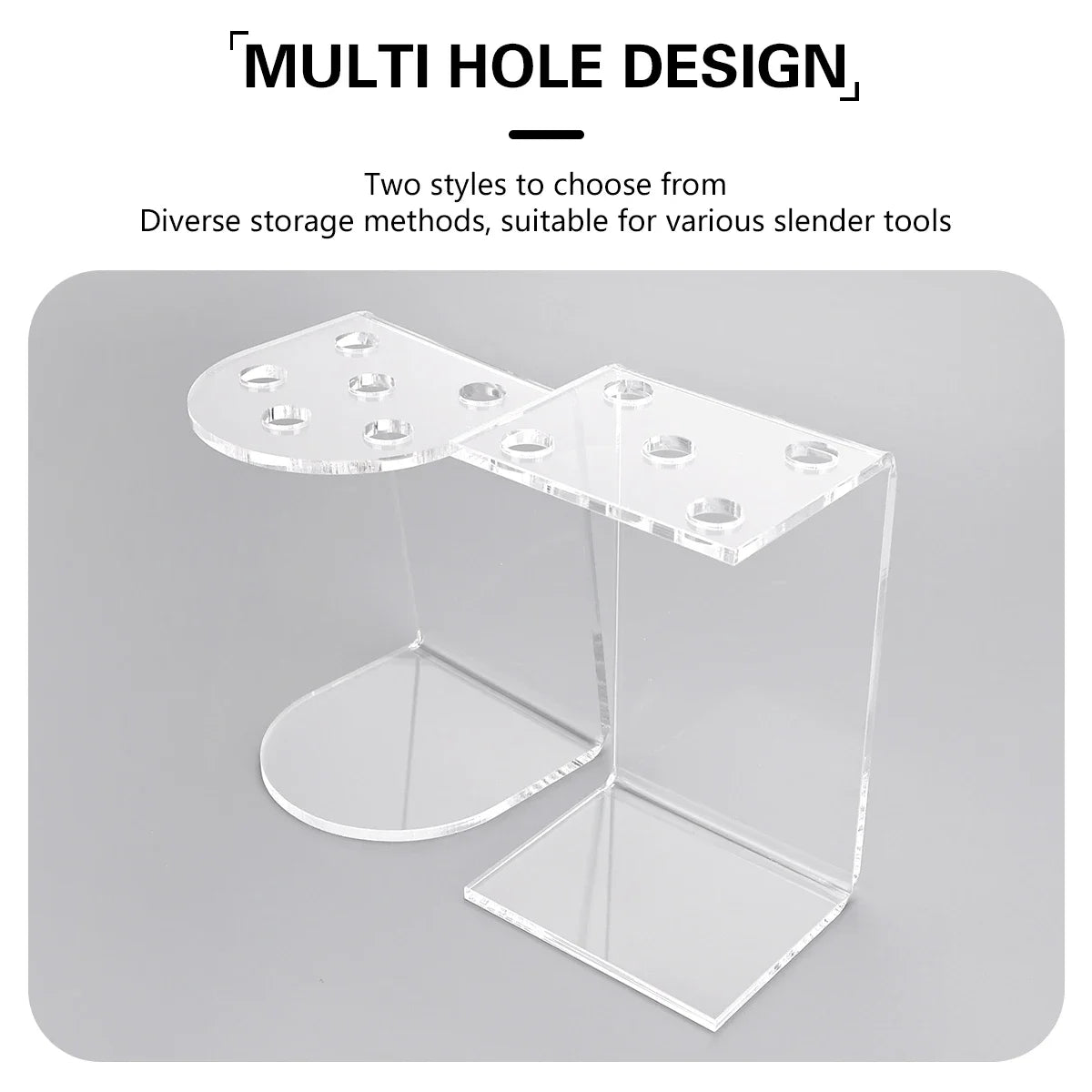 Acrylic Scissors Rack – Barber Holder for Shears & Clippers